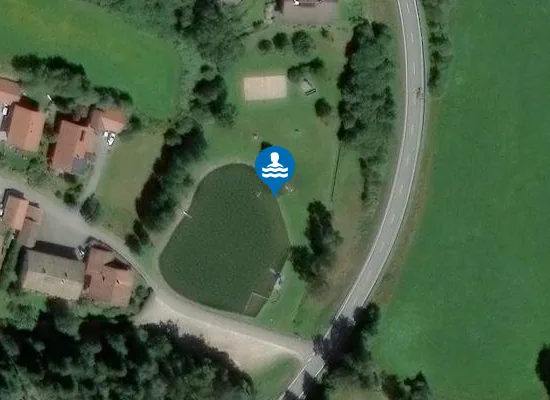 Satellite image of Naturbad Huber Weiher
