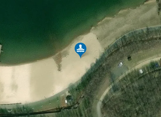 Satellite image of Strand Blaue Lagune