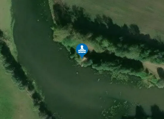Satellite image of Badestelle