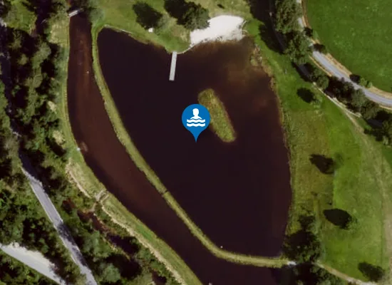 Satellite image of Badesee Mauth