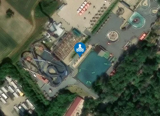 Satellite image of Sandstrand Piratensee