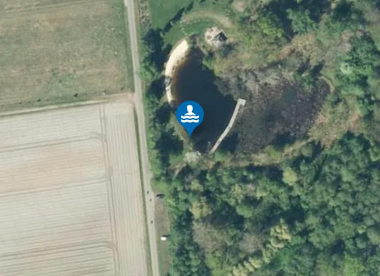 Satellite image of Badeteich Bargfeld