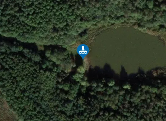 Satellite image of Bergheimer Seestrand