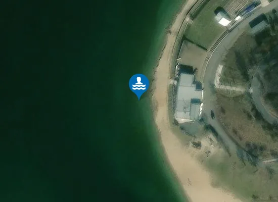 Satellite image of Schladitzer Bucht