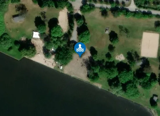Satellite image of Stadtstrand Torgau