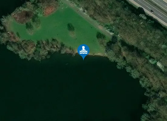 Satellite image of Allner See