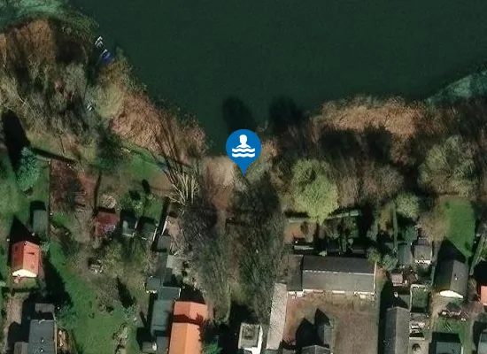 Satellite image of Badestelle am Haussee
