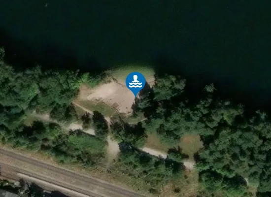 Satellite image of Hundestrand
