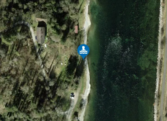 Satellite image of Badestelle Balm