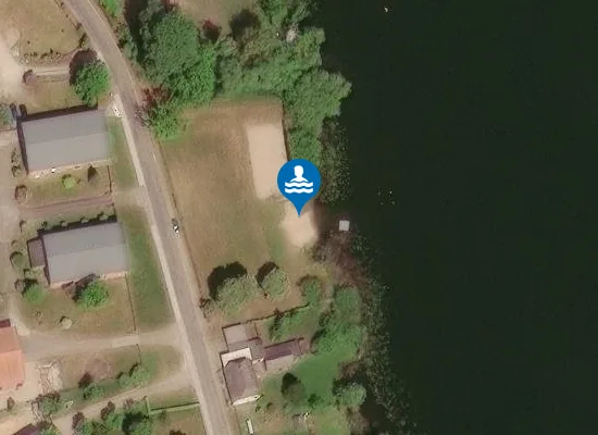 Satellite image of Badestelle Klein Siemz