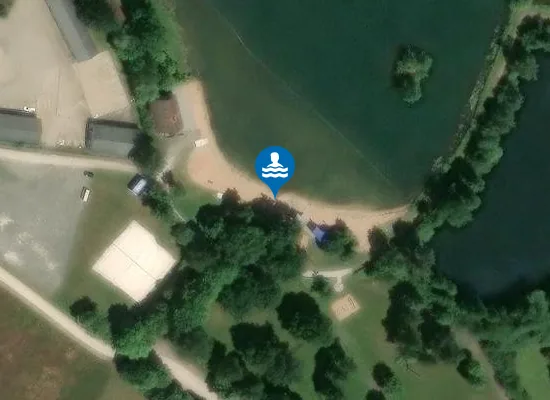 Satellite image of Kiesibeach