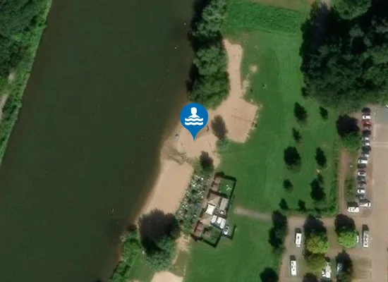 Satellite image of Weserstrand