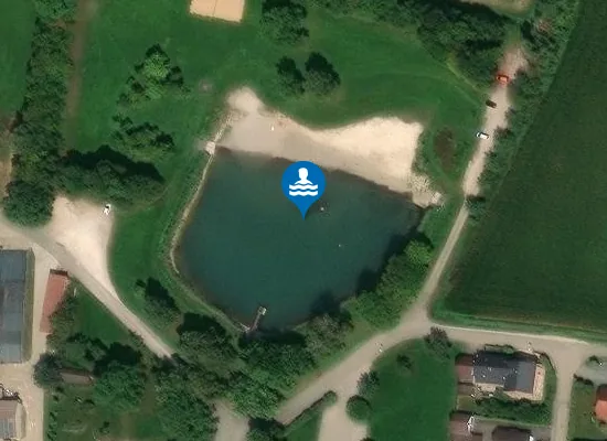 Satellite image of Badeweiher Gerolfingen