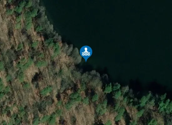 Satellite image of Badestelle Lehnin