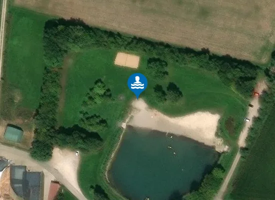 Satellite image of Strand Badeweiher Gerolfingen