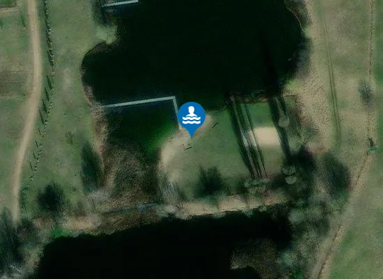 Satellite image of Badestelle Jatznik