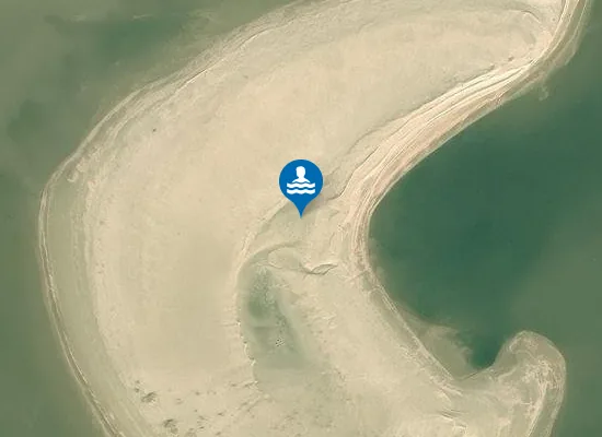 Satellite image of Lütje Hörn