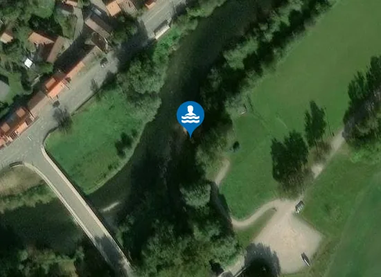 Satellite image of Kanuanlegestelle