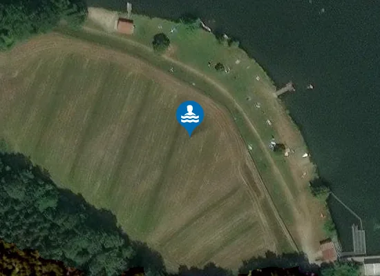 Satellite view of Stausee Oberilzmühle