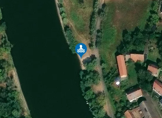 Satellite image of Badestelle