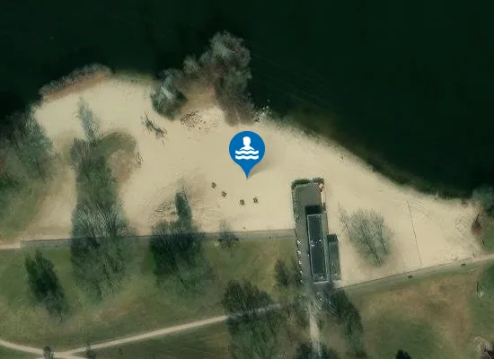 Satellite image of Badesee Haddorf