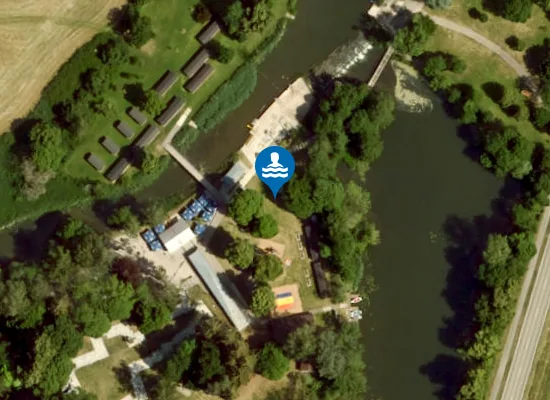 Satellite image of Wörnitz Flussfreibad