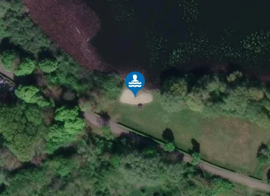 Satellite image of Badestelle Pütte