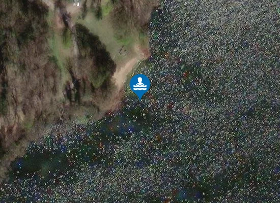 Satellite image of Badestelle
