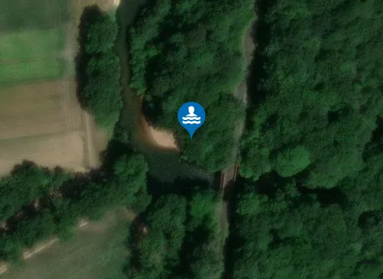 Satellite image of Kleiner Badestrand am Huntebogen