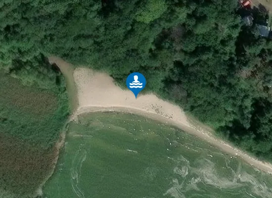 Satellite image of Garzer Strand