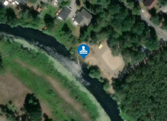 Satellite image of Naturbadestelle Gemeinde Grünheide (Mark)