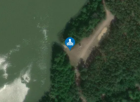 Satellite image of Strand am Mahnkopfsee