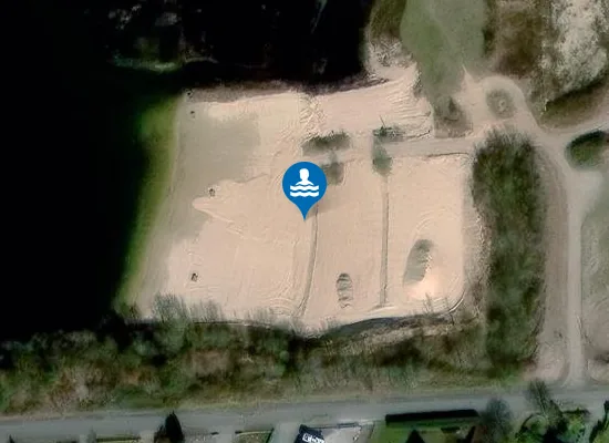 Satellite image of Strand Nordholzer Baggersee