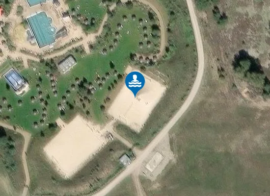 Satellite image of Dolphin Beach