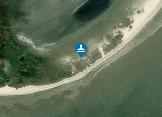 Satellite image of Seehundsbänke