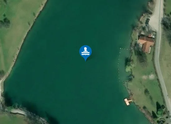 Satellite image of Wössner See