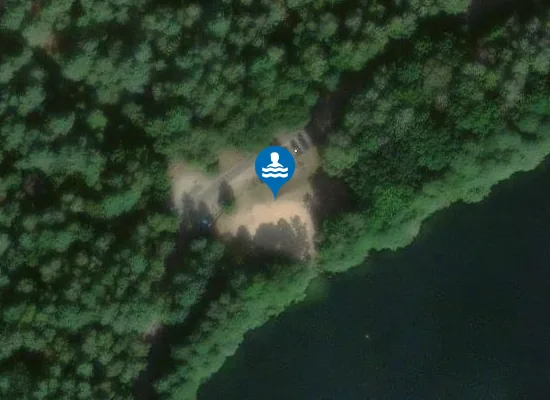 Satellite image of Badestelle Pagelsee
