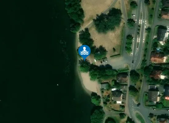 Satellite image of Ladenburger Strand