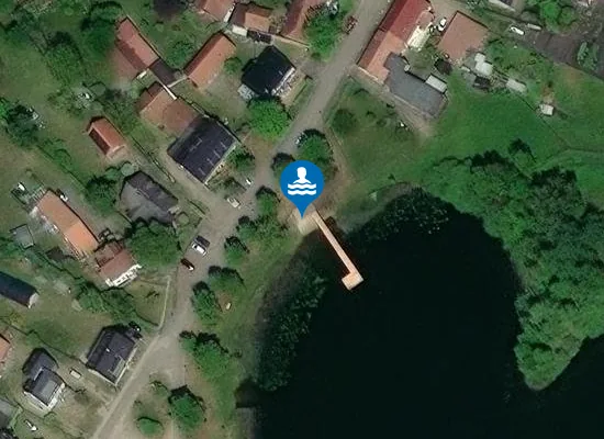 Satellite image of Badestelle Klein Trebbow