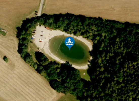 Satellite image of Badeplatz Jenkofen