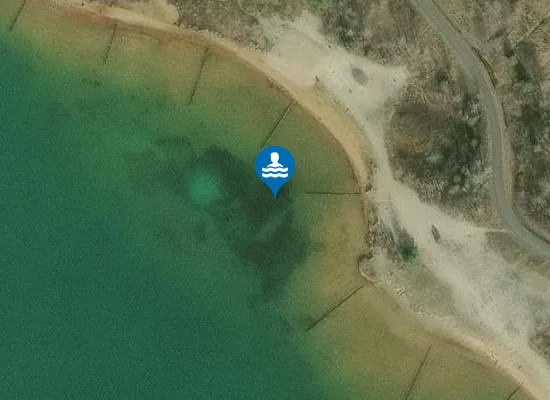 Satellite image of Badestelle Störmthal