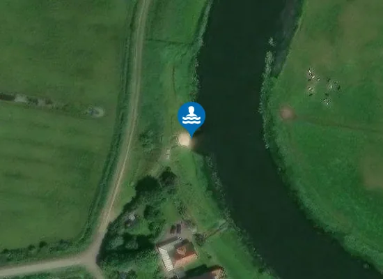 Satellite image of Badestelle Fresendelf