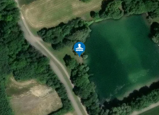 Satellite image of Badeplatz Neuhimmelreich