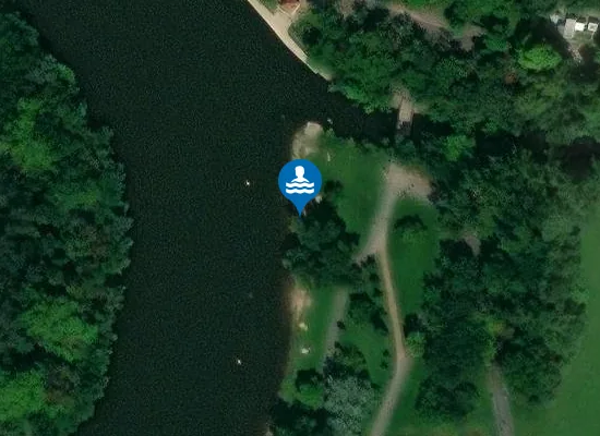 Satellite image of Saalestrand Ziegelwiese