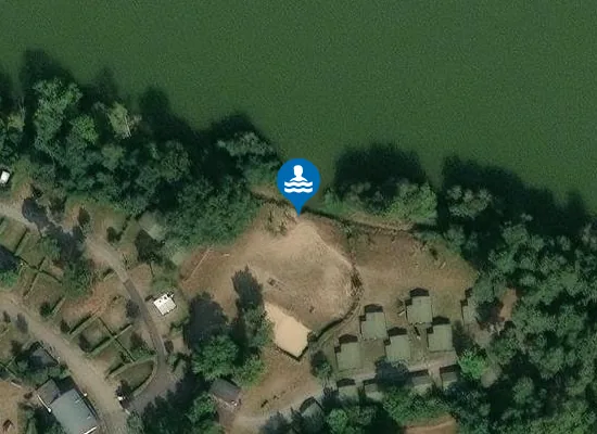 Satellite image of Badestelle Steckelsdorf