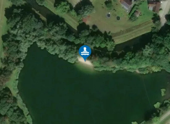 Satellite image of Badebreich - Sandstrand