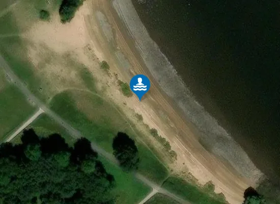 Satellite image of Rablinghauser Strand