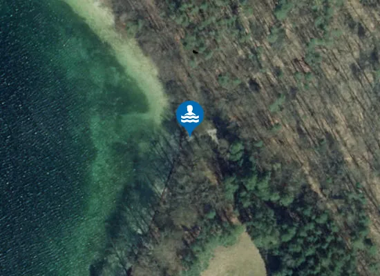Satellite image of Badestelle Wummsee