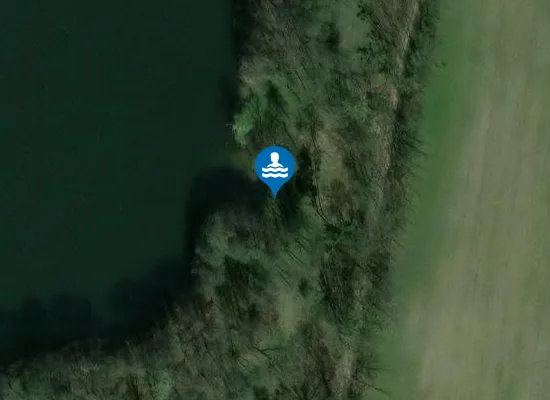 Satellite image of Badestelle Glambecksee