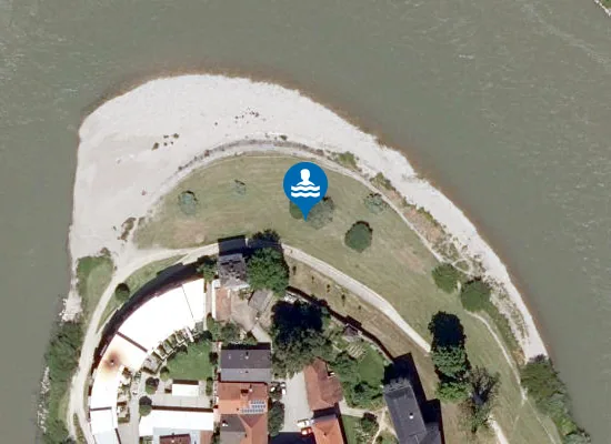 Satellite image of Salzachschleife Laufen